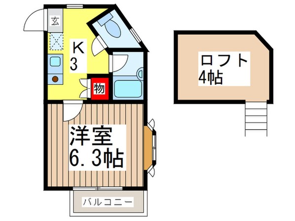 サンライズ Ｓの物件間取画像